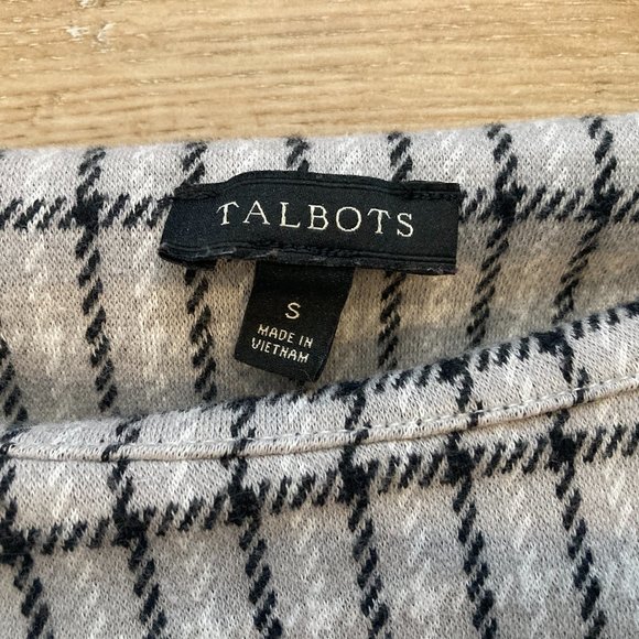 Talbots Top with Tie Sash Detail on Shoulder Size Small - Picture 2 of 5